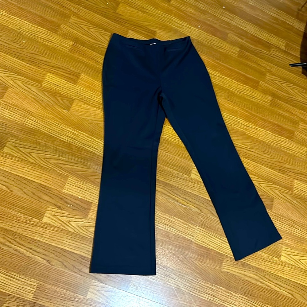 Sz Large Navy Blue Cato pull-on dress pants EUC